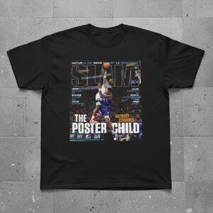 Poster Dunk Basketball Graphic T-Shirt – Vintage Sports Highlight Tee